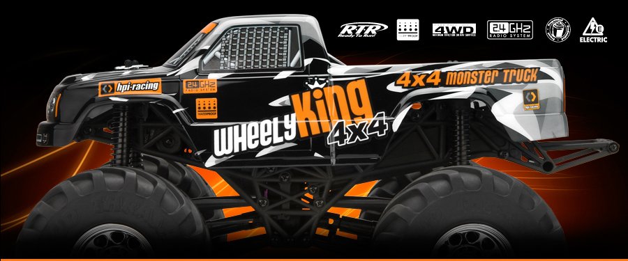 Hpi racing sale wheely king 4x4